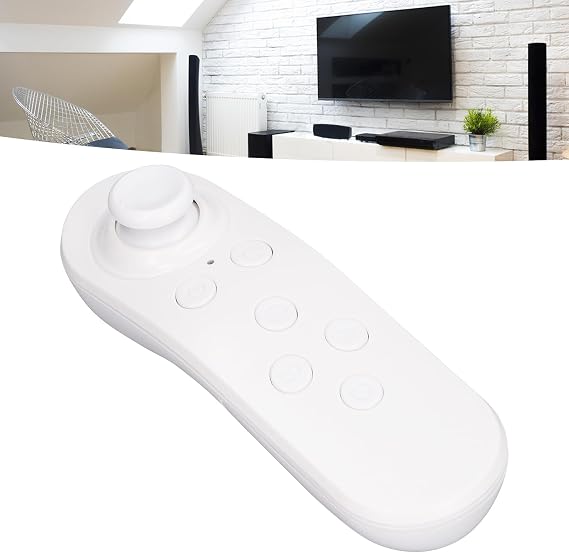 VBestLife VR Gamepad For iOS, Android, PC - Modern 4 Mode Gamepad Joystick With Remote Controller Function for Phone, Desktop, PC (White)
