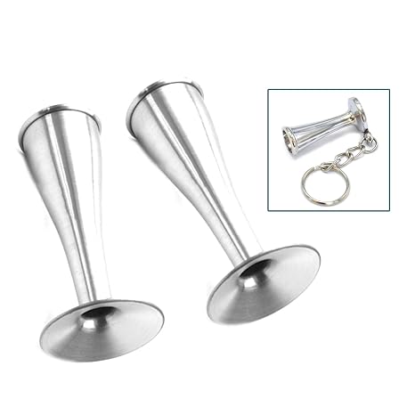 2 Pcs Pinard Fetal (Embryo) Stethoscope in Lightweight Aluminum Free Keychain PInard