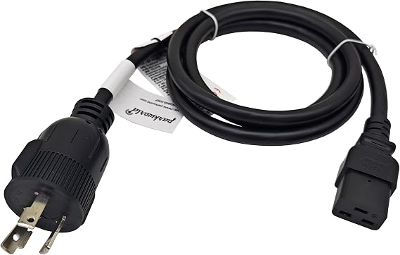 Parkworld NEMA L6-30P to C19 Adapter Power Cord (6FT)