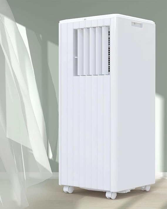 Portable Air Conditioner,8000 BTU Portable AC Unit up to 350 Sq,3 IN 1 with Remote Control,White