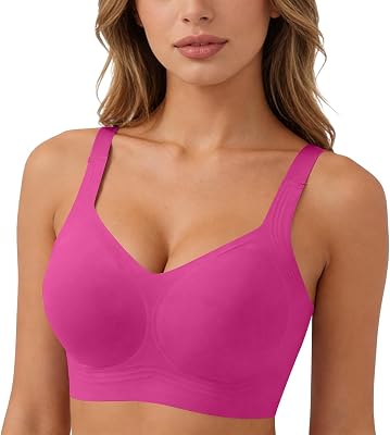 Sports Bras for Women Full Coverage Breathable Support Bra Anti-Saggy Breasts Bra Push Up Bralettes with No Underwire