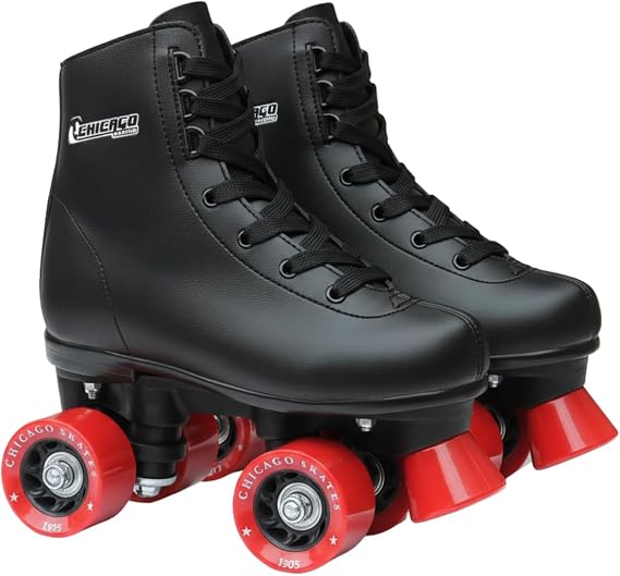 Chicago Skates Girls Rink Roller Skate - White Youth Quad Skates