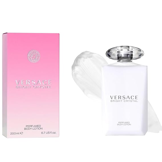 Versace Bright Crystal Perfumed Body Lotion for Women 6.7 Ounces