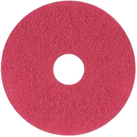 Boardwalk 4013RED Standard Floor Pads 13" dia Red 5/Carton