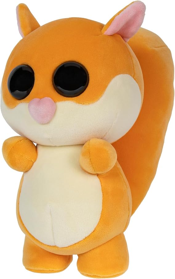 Adopt Me! Collector Plush - Red Squirrel - Series 2 - Ultra Rare in-Game Stylization Plush - Exclusive Virtual Item Code Included - Toys for Kids Featuring Your Favorite Pet, Ages 6+