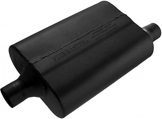 Flowmaster 942042 40 Delta Flow Muffler - 2.00 Center In and 2.00 Offset Out - Aggressive Sound