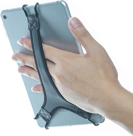 Hand Strap Holder Finger Grip for Tablet - Fire 7" / Fire HD 8 / iPad mini/Galaxy Tab S 8.4 / Galaxy Tab 2/3 / 4 / Galaxy Tab 7.7 (Black)