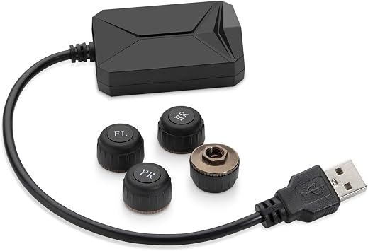 XTRONS Car Auto USB TPMS Tire Pressure Monitoring Alarm System for XTRONS Android Car Stereo GPS Player