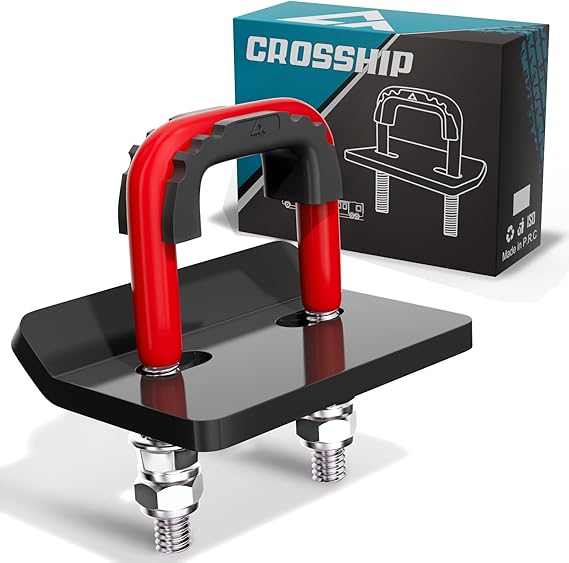 Hitch Tightener for 1.25" and 2" - Anti Rattle Clamp, Heavy Duty Hitch Stabilizer Easy Installation, Reduce Movement on Mount Tray Cargo Carrier Bike Rack Trailer Ball, RD & BK