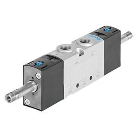 FESTO VUVS-L20-P53E-MD-N18-F7 1/8 NPT Pneumatic Connections, 1/8 NPT Pneumatic Working Port, 2.5-10 BAR Operating Pressure, 21 MM Valve Size, 5/3; Exhausted Valve Function, 575712, 600 L/MIN Standard