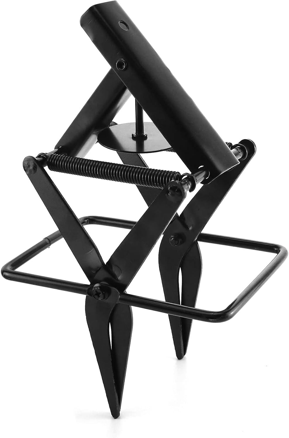 QWORK® Mole Trap, Gopher Trap Mechanical Eliminator with Quick Scissors, Black