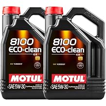 WOL 5W30 C2 Fully Synthetic Engine Oil MOTUL 8100 ECO CLEAN 101545-9.55535-S1, PSA B71 2290 - OEM (10 L)