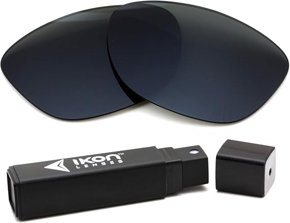 Polarized Ikon Replacement Lenses for Ray Ban Justin RB4165 Sunglasses - Black