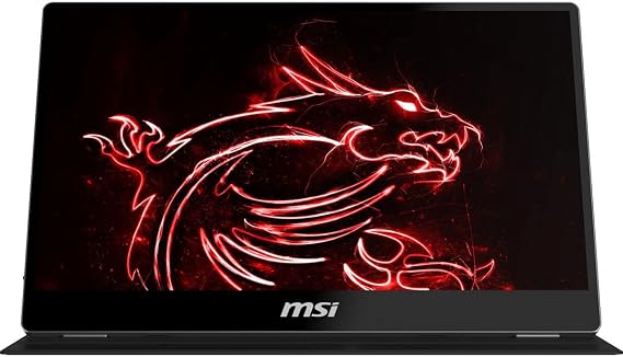 MSI Full FHD Portable Anti-Glare 25ms 1920 x 1080 60Hz Refresh Rate USB/HDMI 15.6 Monitor (Optix MAG162V)