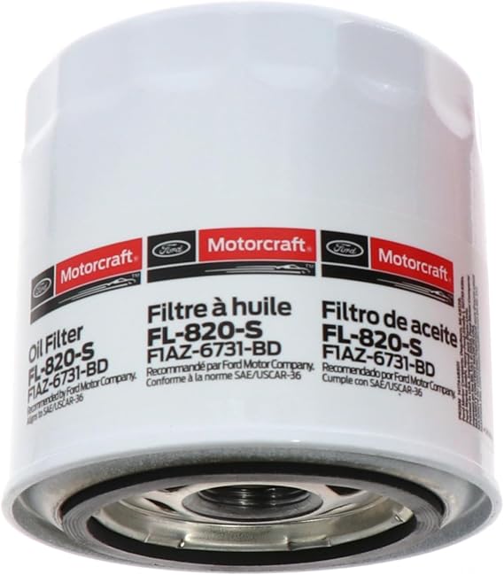Motorcraft Engine Oil Filter - FL-820-S (OE Replacement for Select Models and Years of Ford, Lincoln, Mercury Vehicles)