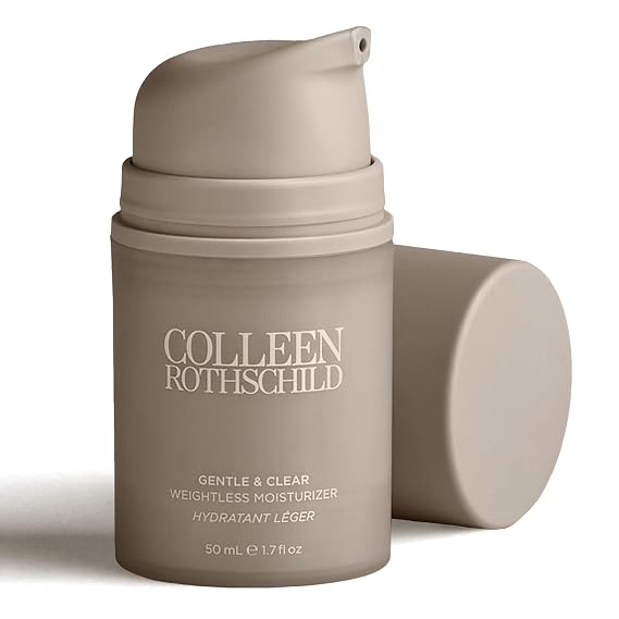 COLLEEN ROTHSCHILD Gentle & Clear Weightless Moisturizer | For Blemish-Prone, Sensitive & Reactive Skin | With Salicylic Acid & Niacinamide | Oil-Free | Fragrance-Free (1.7 fl oz)