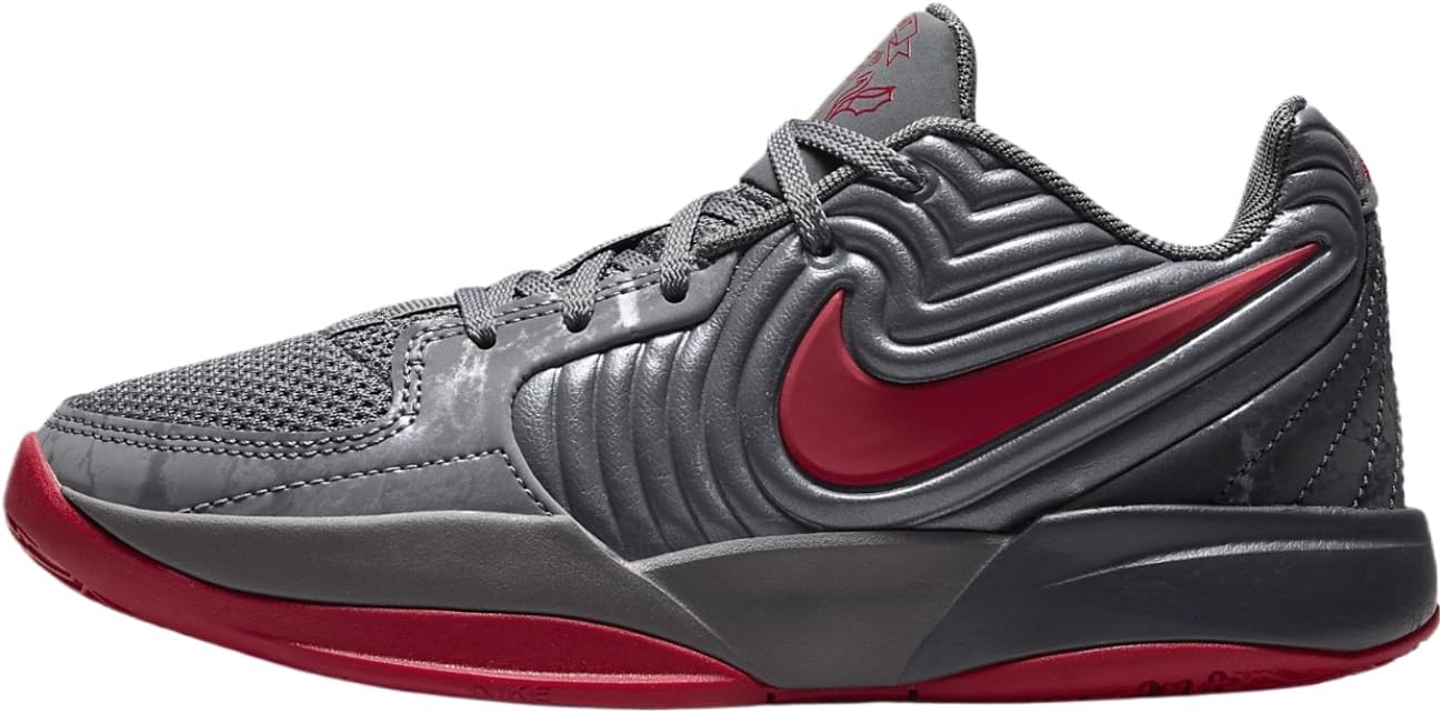 Ja 2 Big Kids' Basketball Shoes (FZ7304-001, Grey/Anthracite/Gym Red) Size 5