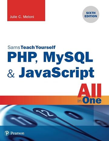 PHP, MySQL & JavaScript All in One, Sams Teach Yourself