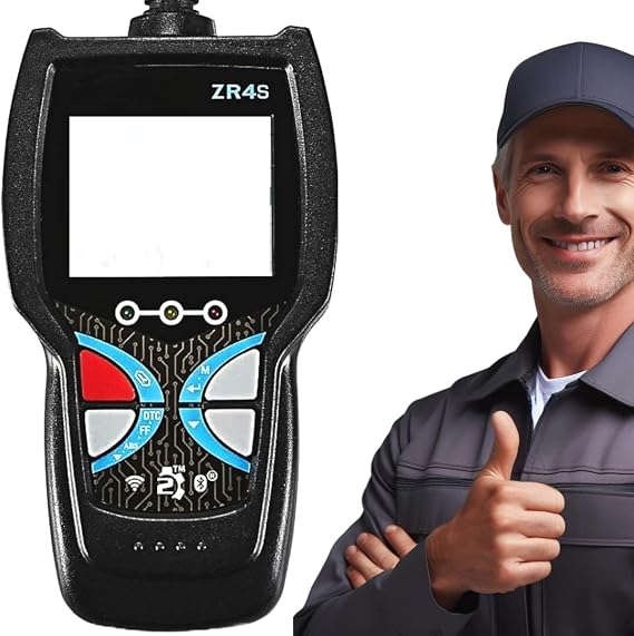Fits Zurich ZR4s OBD2 Code Reader - Compact, Convenient and Quickly Reads and Clears Check Engine Lights and Basic Trouble Codes and Lights on Virtually All Domestic, Asian and European Vehicles