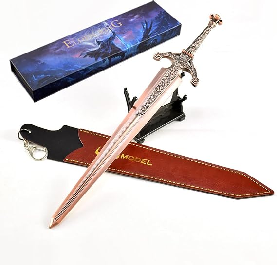 Superbuybox Game DLC Nightreign 12''30cm Ordovis's Greatsword Giftbox Martial Arts Game Collection Gift Desk Decor w/Display Stand