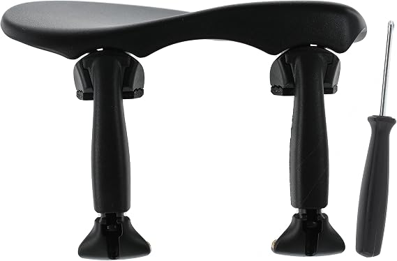 Wittner Chinrest Augsburg, centre-mounted chinrest Violin 4/4, high-tech plastic, height and tilt adjustable, easy to adjust, with screwdriver, black, Made in Germany, 256111