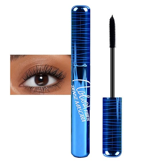 Black Mascara for Older Women and Seniors With Thinning Lashes - Volume and Length, Waterproof, Smudge Proof, Non-Clumping, Natural Makeup for All Day and Party Wear