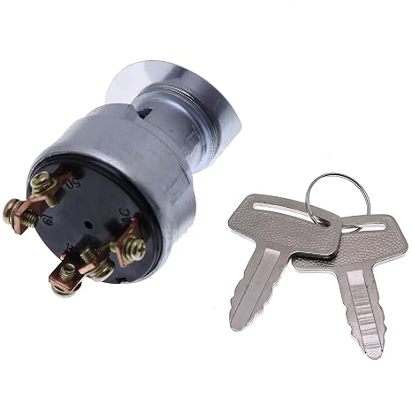 Replacement Parts for 1E013-63590 Lgnition Key Switch for Kubota V2403-M-DI-T V2403-M-T V2607-CR-TE4 Mod-JN88-970