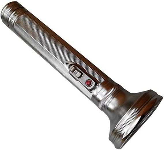 TWW Flashlight Old-Fashioned Nostalgic Simple Iron Outdoor Household Portable Iron Three-Section No. 1 Battery Old-Fashioned Flashlight