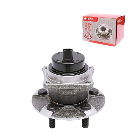 FKG 512217 Rear Wheel Bearing Hub Assembly fit for 2003-2008 Toyota Corolla (ABS Models), 2004-2009 Toyota Prius (ABS Models)