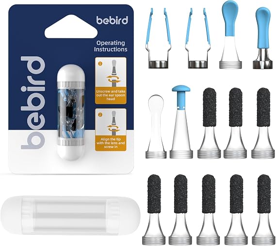 Bebird 14pcs Original Ear Camera Replacement Tips for D39R/R37R/R1 Ultra