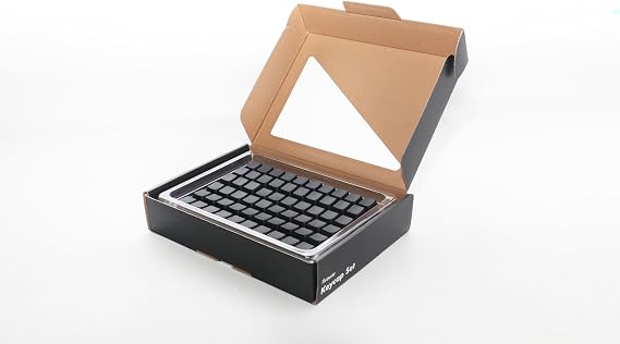 Ducky Blank Black 132 Key MDA Profile Singleshot PBT Keycap Set