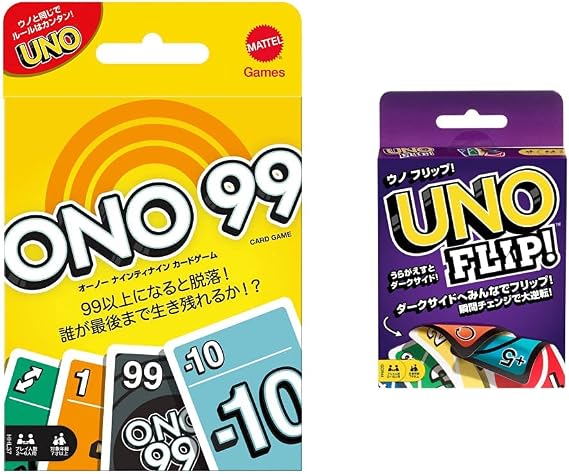 Mattel Game UNO HHHL37 Orange & Uno Flip Dark Side Lightside GDR44 Set Purchase