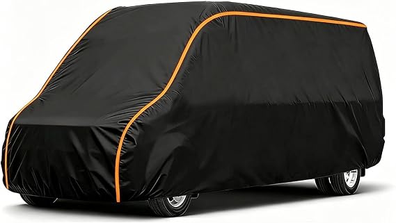 Outdoor Van Car Cover Compatible with Mitsubishi Delica (D5) 2019-2026 Minivan Car Cover Waterproof All Weather for Automobiles Full Commercial Vehicle Protection