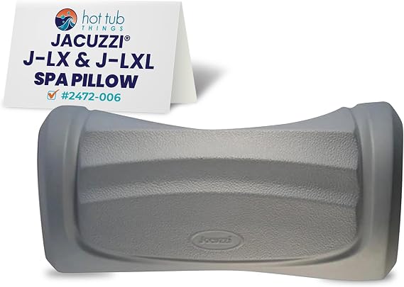 Jacuzzi 6455-485 J-LX J-LXL Gray Snap-in Headrest Replacement 2011-2019