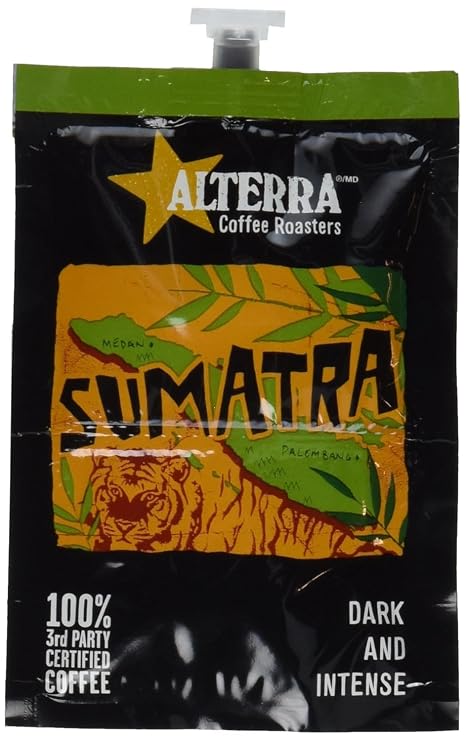 FLAVIA ALTERRA COFFEE, Sumatra Dark Roast, 20-Count Freshpacks (Pack of 1)