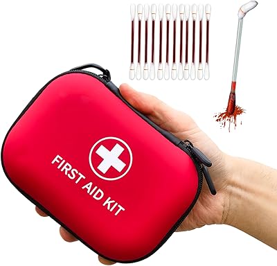 138 Pcs Mini First Aid Kit Travel Size, TSA Approved Small First Aid Kit for Car, Hiking & Home, Compact Travel Medicine Kit, Med Kit