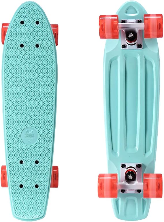 Playshion Complete Skateboards 22 Inches for Kids Boys Girls Beginners