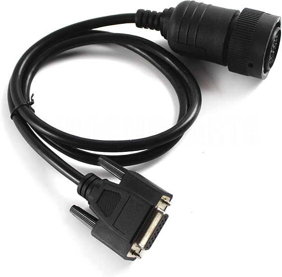 14-Pin Connector Cable 457-6114 317-7485 for CAT ET-III ET3 Diagnostic Adapter Tool - Replacement Scanner Cable for Heavy Equipment Diagnostics