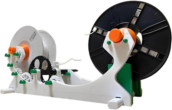 Electric Spool Rewinder, 3D Filament Respooler, Precise Positioning, Wrap Neatly Without Tangling, Universal Wire, Simple Installation, Supports Power Tool Drive