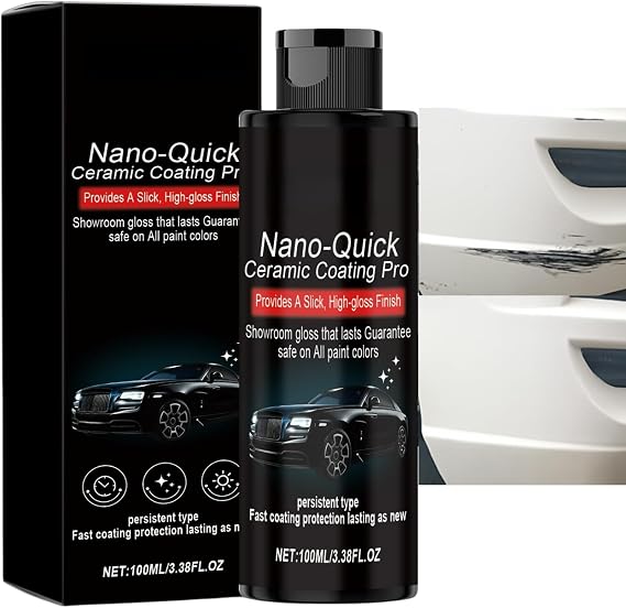 100ml Advanced Car Quick-Acting Coating Agent Spray,Nano Quick Coat Restore,Ceramic Sprays Coatings Hydrophobic Protection,Waterless Car Wash 3 in 1 High Protection,Fast and Effective,Easy to Use