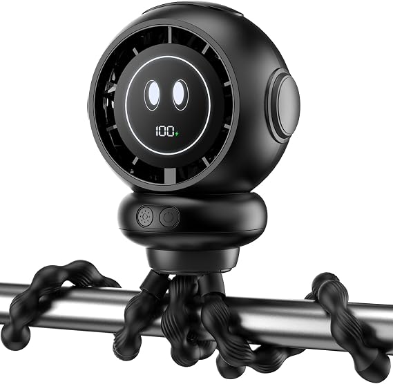 Hotsales Stroller Fan, 6000 mAh Clip On Fan for Baby, Portable Rechargeable