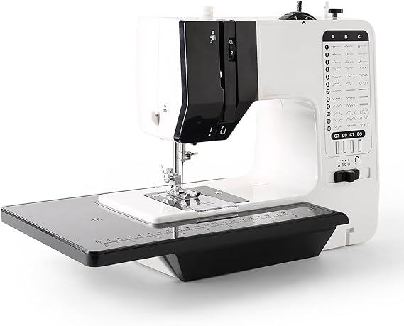 38 Stitches Mini Sewing Machine, Household Electric Sewing Machine with Extension Table for Beginner Home DIY, Fabric Repair