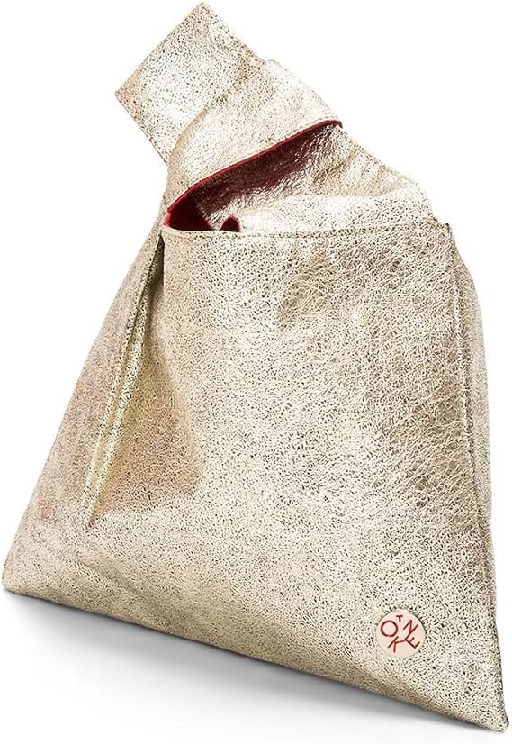 Token Ritz Handbag Small Wristlet Purse with Metallic Accents & Wrist Loop Closure Elegant Day-to-Night Mini Bag for Women (Silver (Polyester))