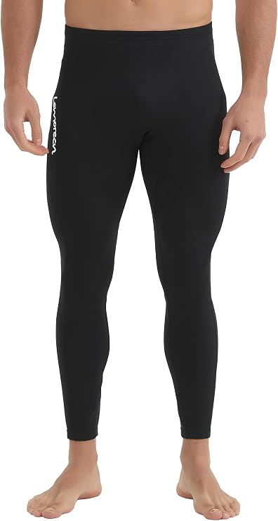 Lemorecn Mens 1.5/2/3mm Neoprene Wetsuit Pants for Diving Snorkeling