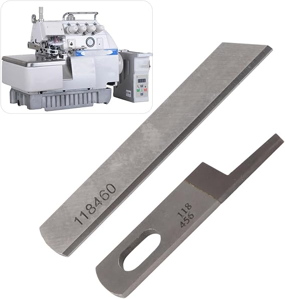 Blade 118460 and 118456 Overlock Machine Three or Four Thread Overlock Sewing Machine Universal Upper and Lower Blade Sewing Machine Accessories