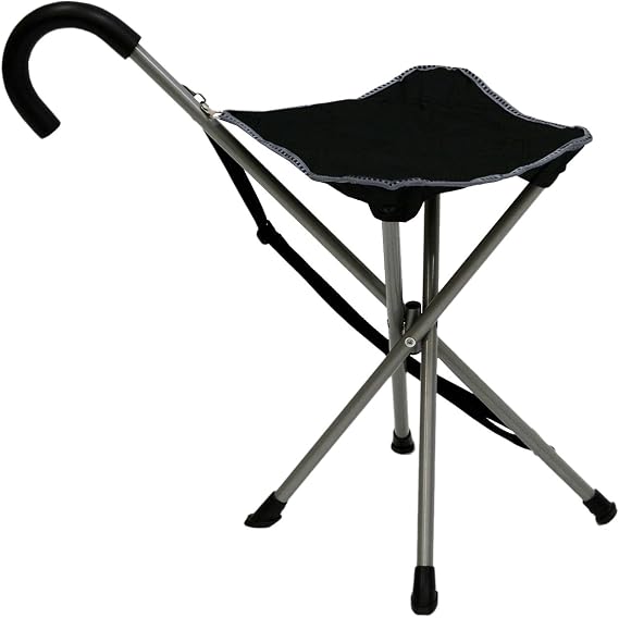 JEF World of Golf Folding Sports Seat, Black (JR972)