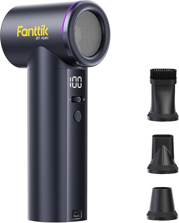 Fanttik B11 Apex Electric Air Duster, Compressed Air w/Powerbank Function