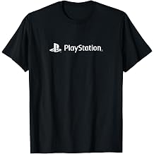 PlayStation Classic White Logo Modern Video Game T-Shirt