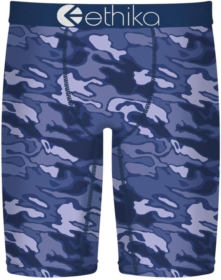 Ethika Mens Boxer Brief Fit Kit | Blue Crush Camo