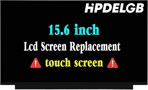 for Lenovo IdeaPad 3-15ITL6 82H8 3-15ALC6 82KU 3 15IAU7 LCD Screen | Compatible with 82RK 3-15ABA7 82RN 5D10W46422 5D11C74688 15.6" 1920x1080 40 Pin 60hz LCD Touch Screen Display